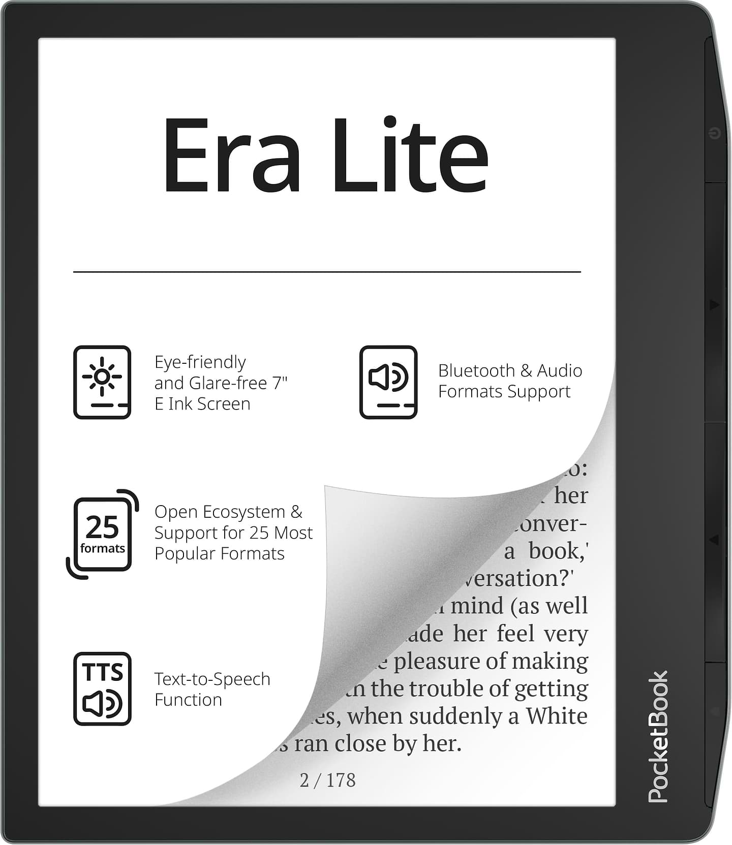 Електронна книга PocketBook 710 Era Lite Stone Green (PB710-9-WW)